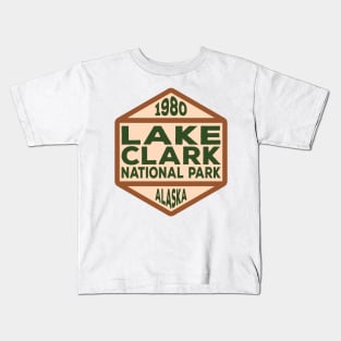 Lake Clark National Park and Preserve badge Kids T-Shirt